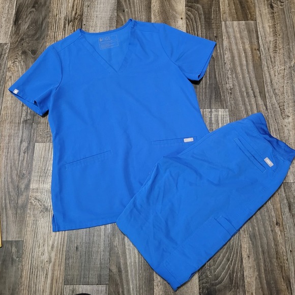 Figs Pants - FIGS Axim Pants Mens Medium Blue Nurse Medical Scubs Set (Read Description)